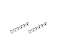Christofle Perles Silver Plated Knife Rests -Set of 2