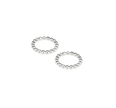 Christofle Perles Silver Plated Napkin Rings -Set of 2