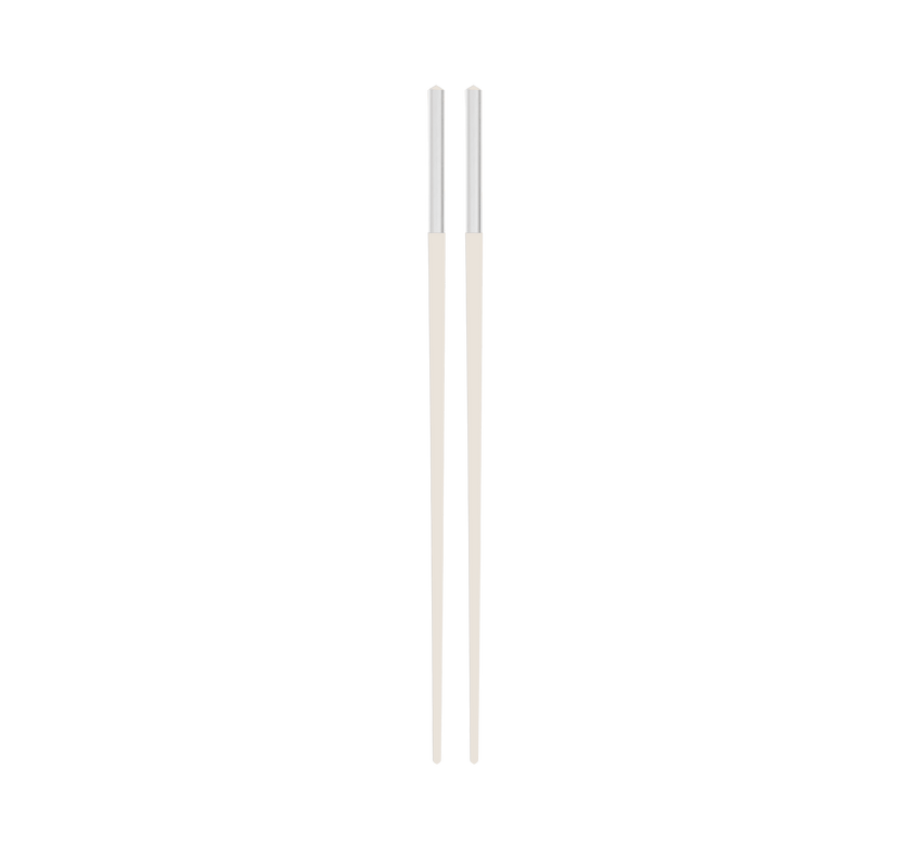 Christofle Uni Silver Plated Japanese Chopsticks - Set of 2
