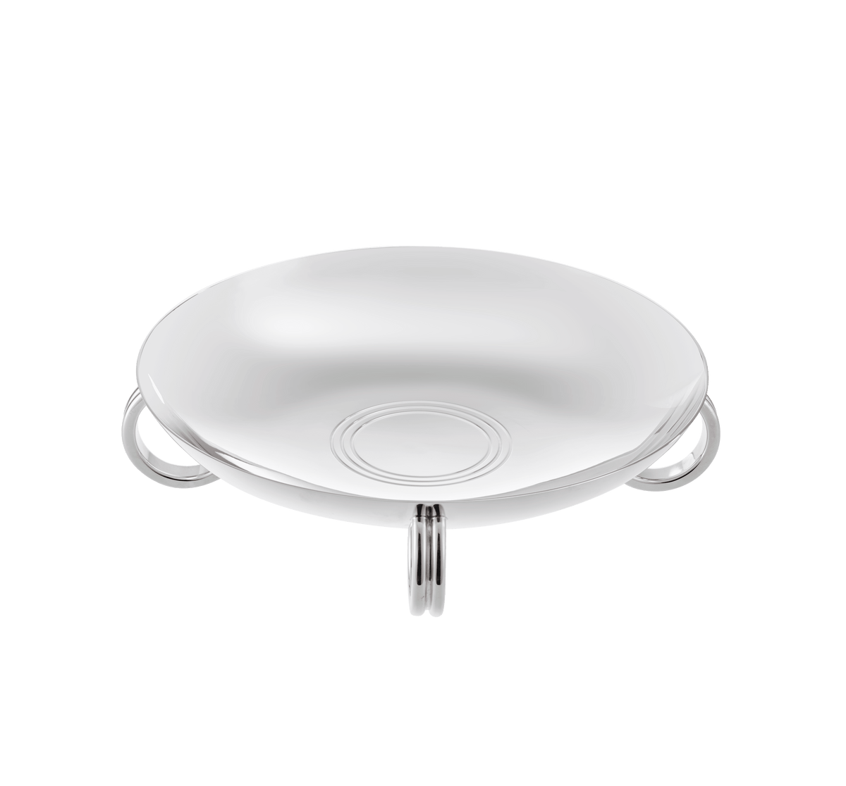 Christofle Les Collections Historiques Silver Plated Four-Ring Centrepiece 29,5 Cm Fjerdingstad