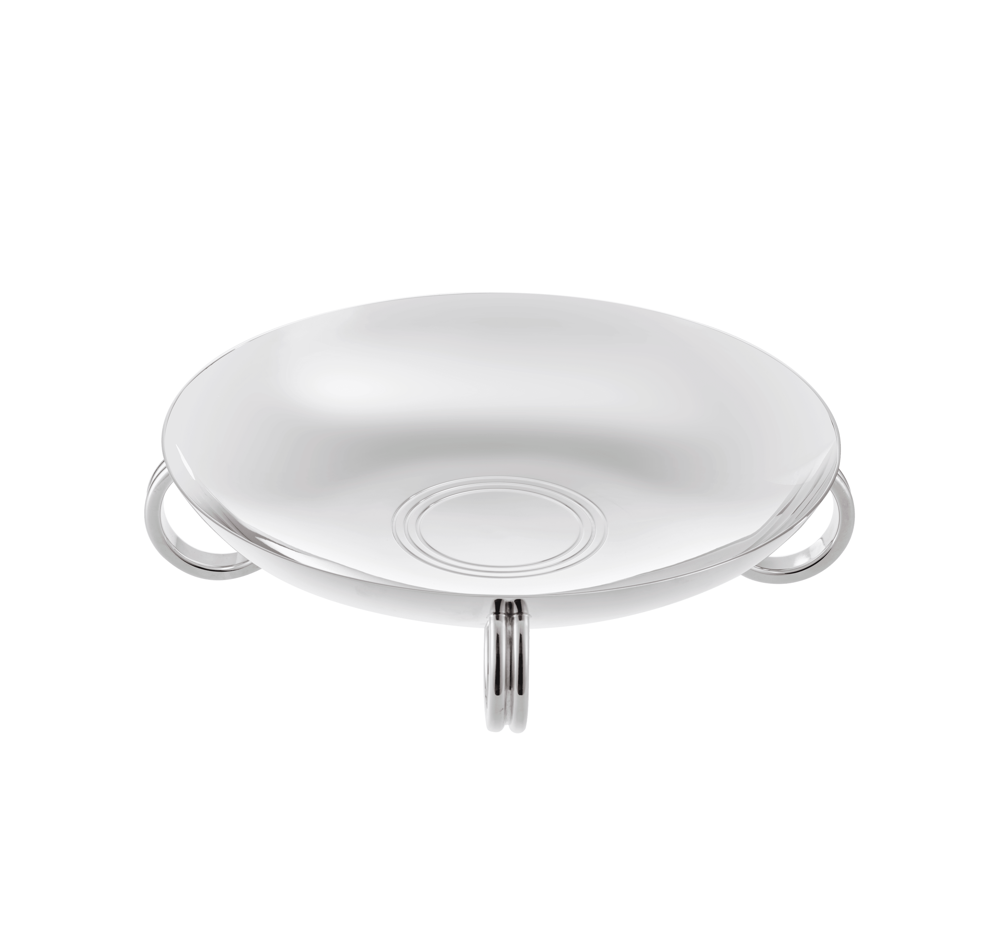 Christofle Les Collections Historiques Silver Plated Four-Ring Centrepiece 29,5 Cm Fjerdingstad