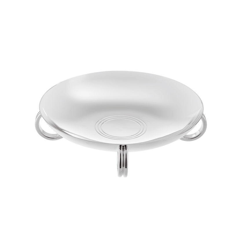 Christofle Les Collections Historiques Silver Plated Four-Ring Centrepiece 29,5 Cm Fjerdingstad