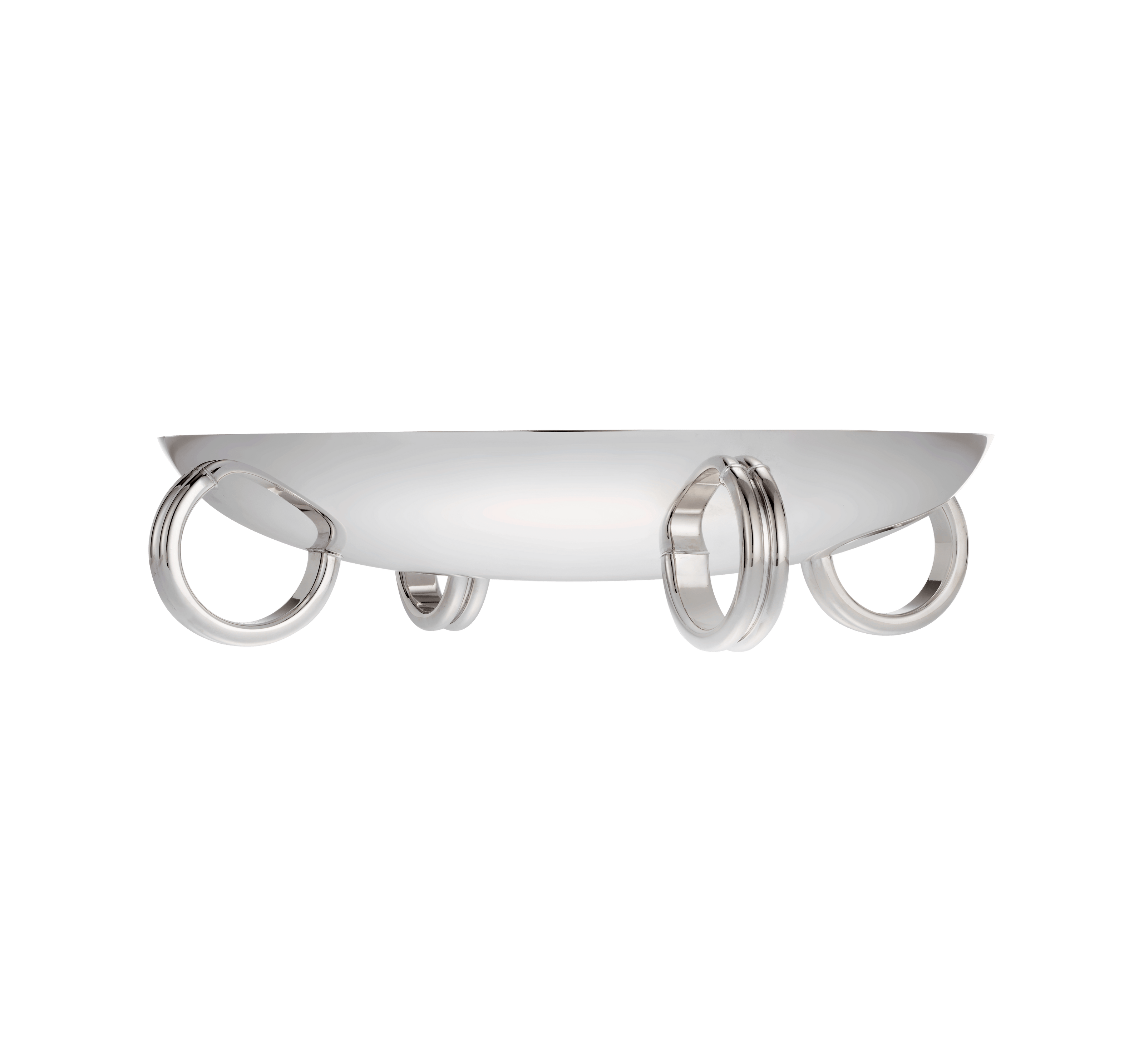 Christofle Les Collections Historiques Silver Plated Four-Ring Centrepiece 29,5 Cm Fjerdingstad