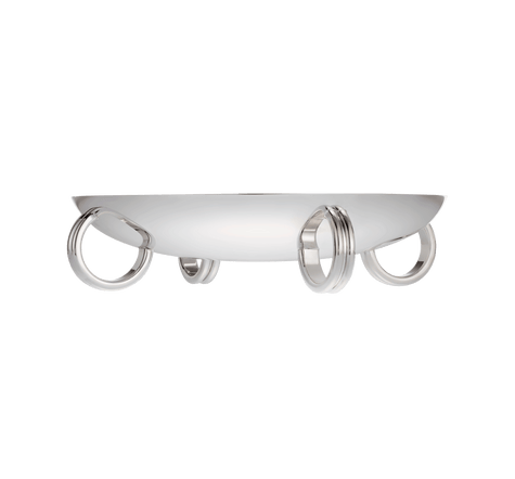 Christofle Les Collections Historiques Silver Plated Four-Ring Centrepiece 29,5 Cm Fjerdingstad