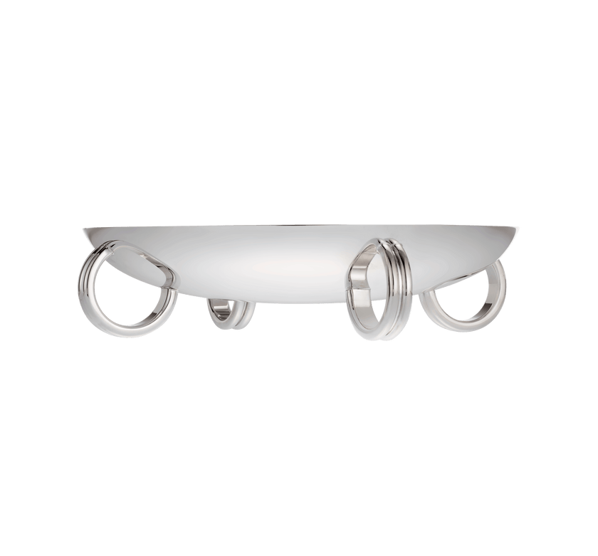 Christofle Les Collections Historiques Silver Plated Four-Ring Centrepiece 29,5 Cm Fjerdingstad
