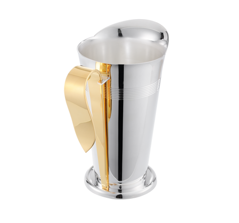 Christofle Les Collections Historiques Silver Plated Water Pitcher With Gilded Handle Fjerdingstad