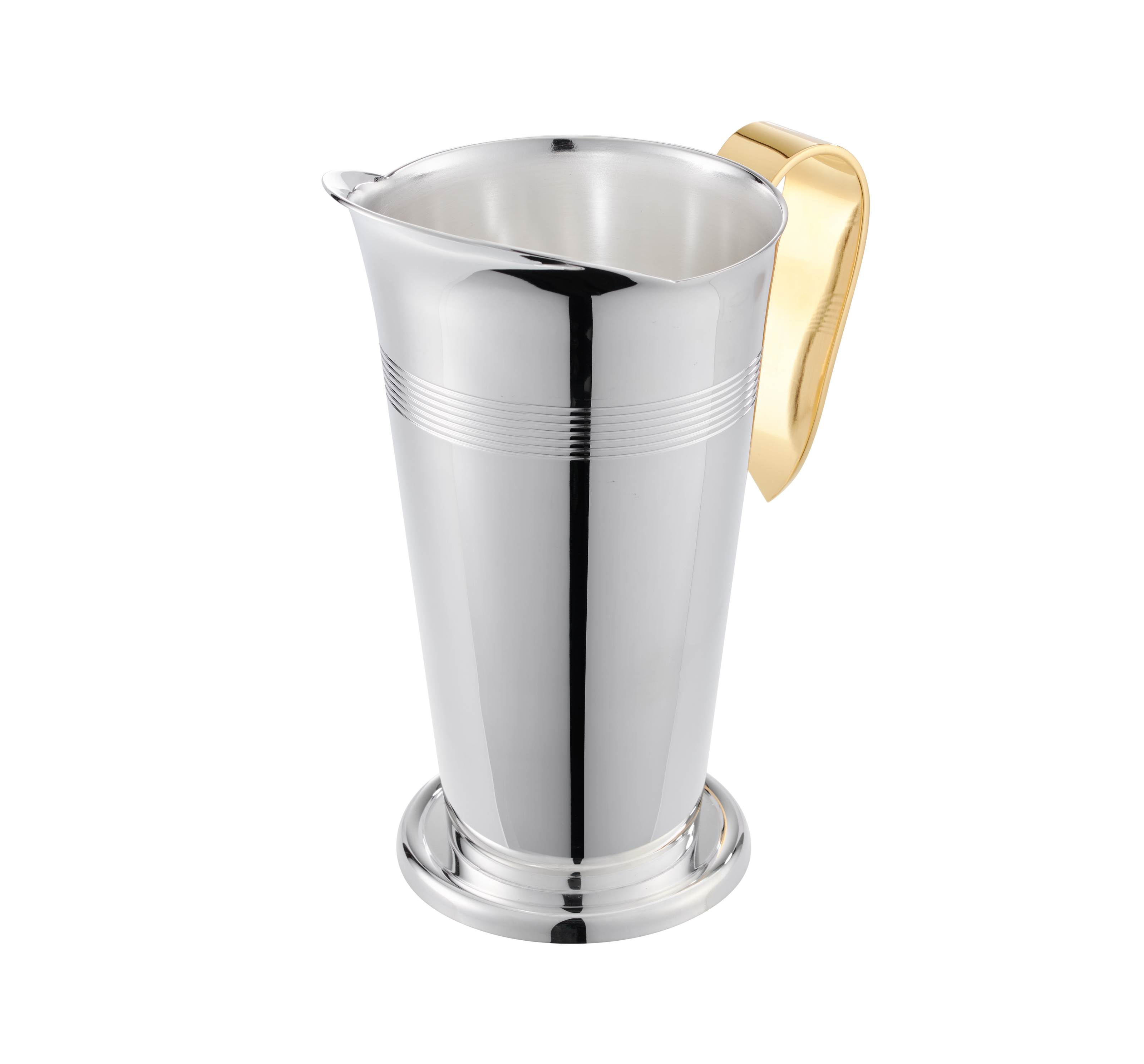 Christofle Les Collections Historiques Silver Plated Water Pitcher With Gilded Handle Fjerdingstad