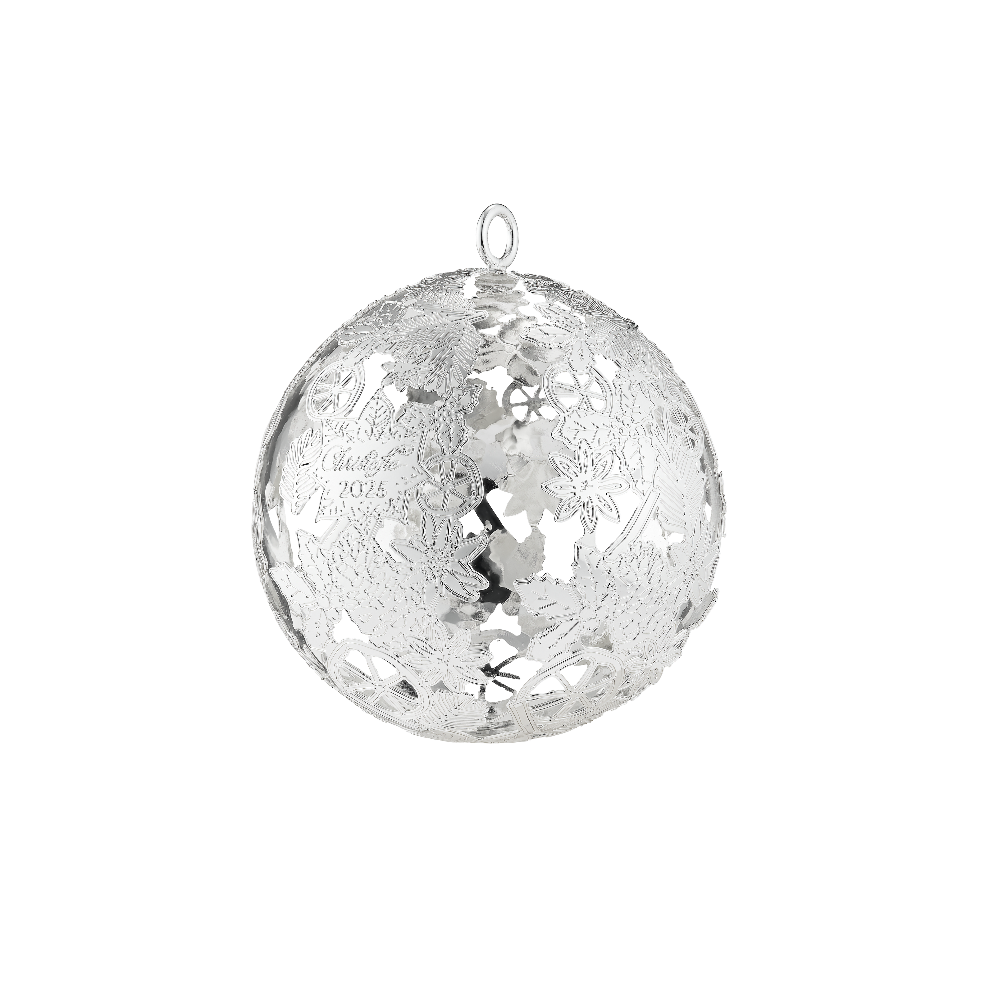 Christofle Bouquet Givré Christmas Ornament