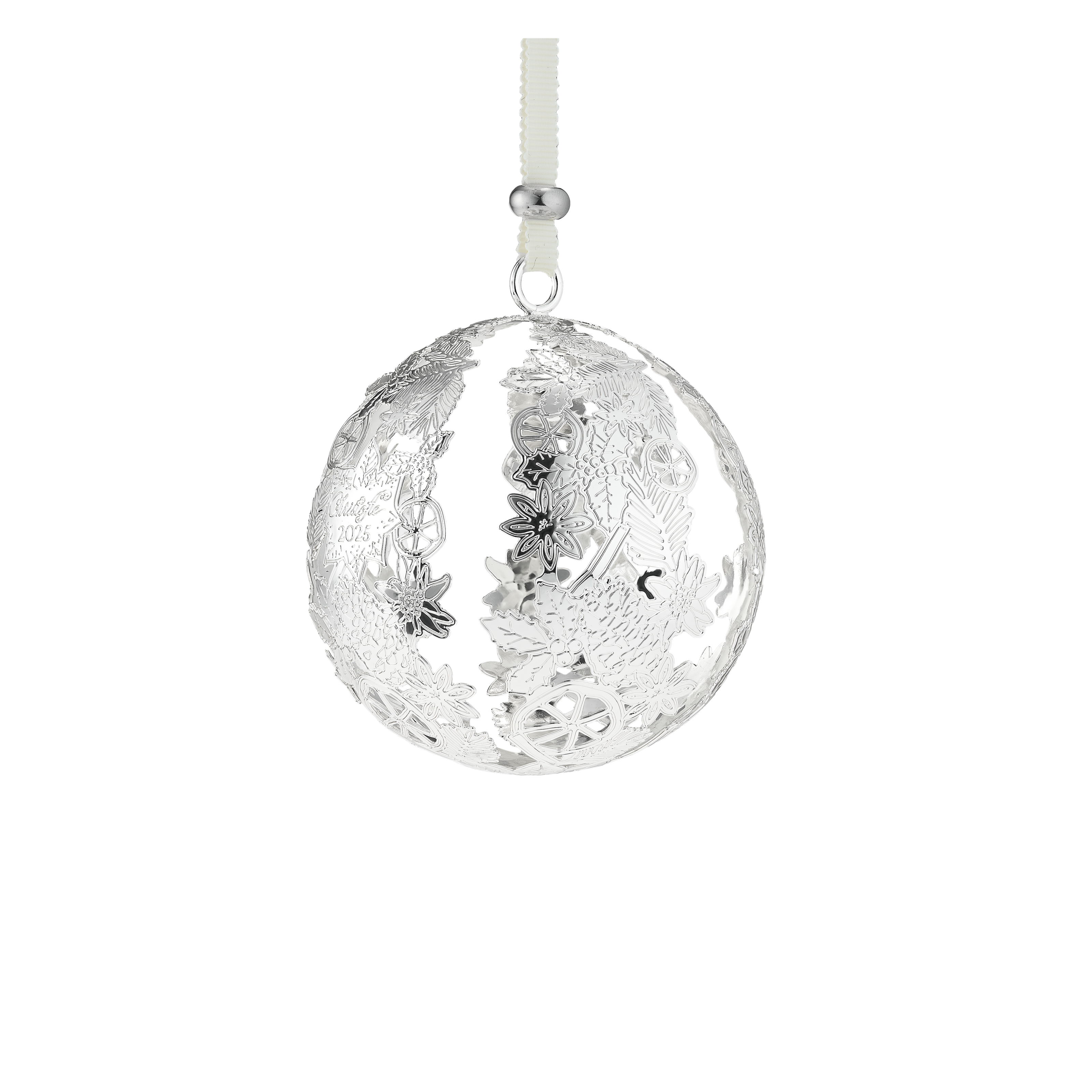 Christofle Bouquet Givré Christmas Ornament