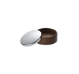 Christofle Uni Silver Plated Round Box 8 Cm