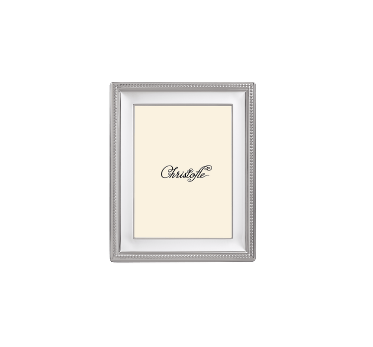 Christofle Perles Silver-Plated 5' x 7' Picture Frame