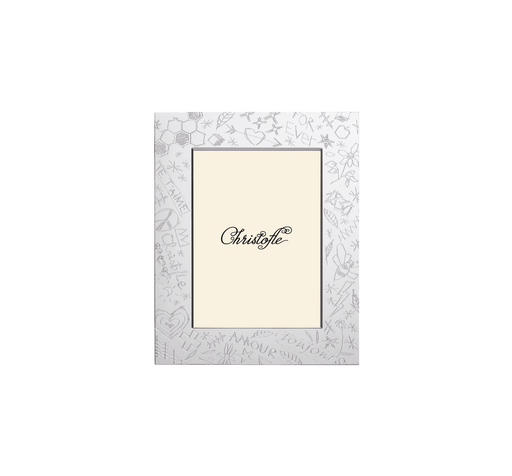 Christofle Graffiti Silver-Plated 5' x 7' Picture Frame