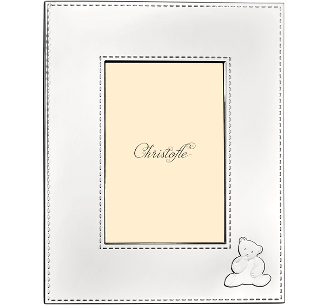 Christofle Charlie Bear Silver-Plated 4' x 6' Picture Frame