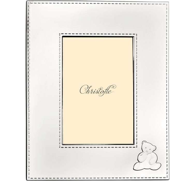 Christofle Charlie Bear Silver-Plated 4' x 6' Picture Frame