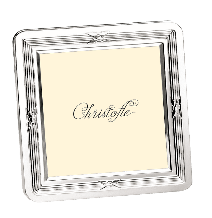 Christofle Rubans Silver-Plated 3.5' x 3.5' Picture Frame