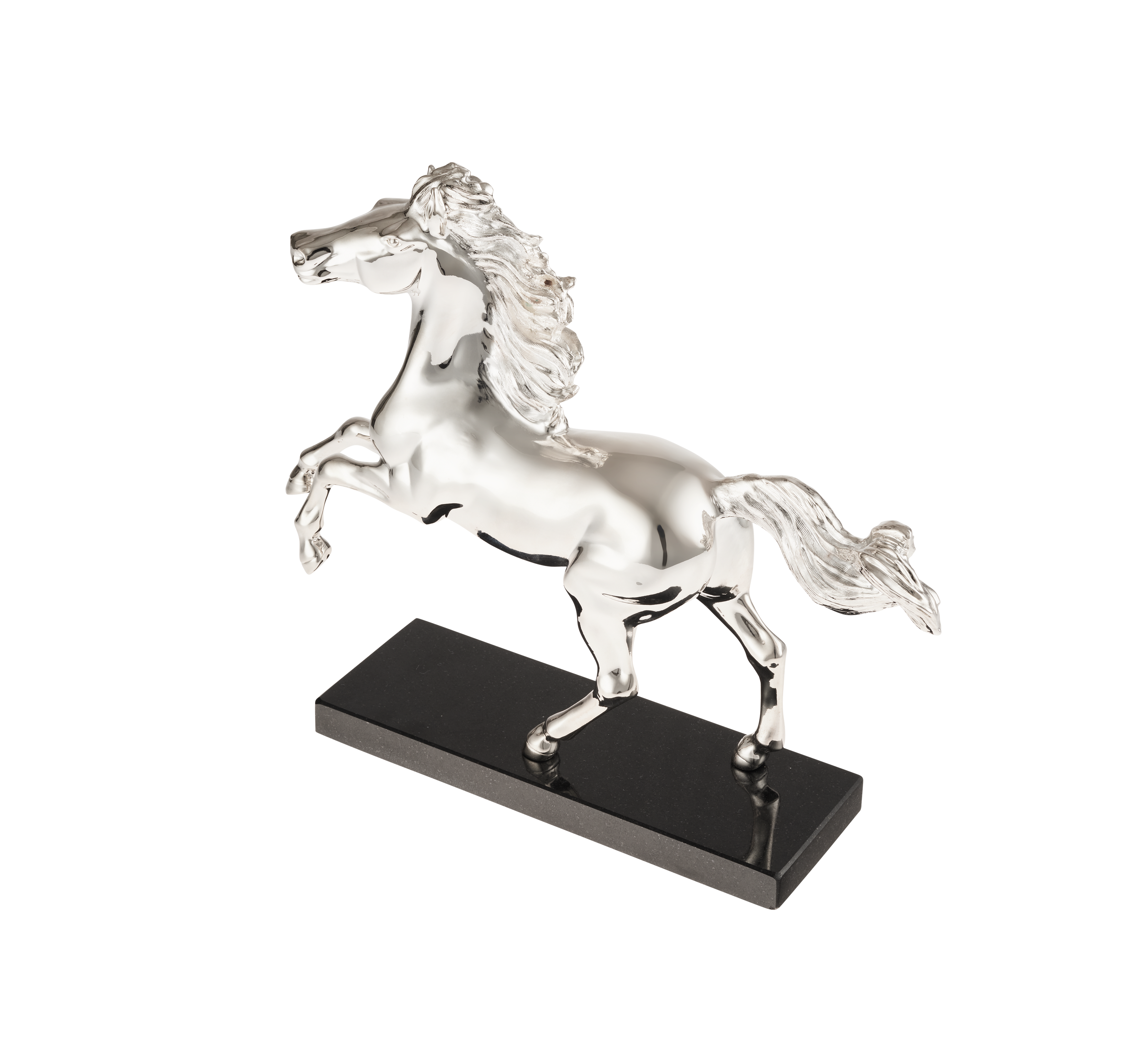 Christofle Sculpture Animalière Silver Plated Sculpture Horse Cny