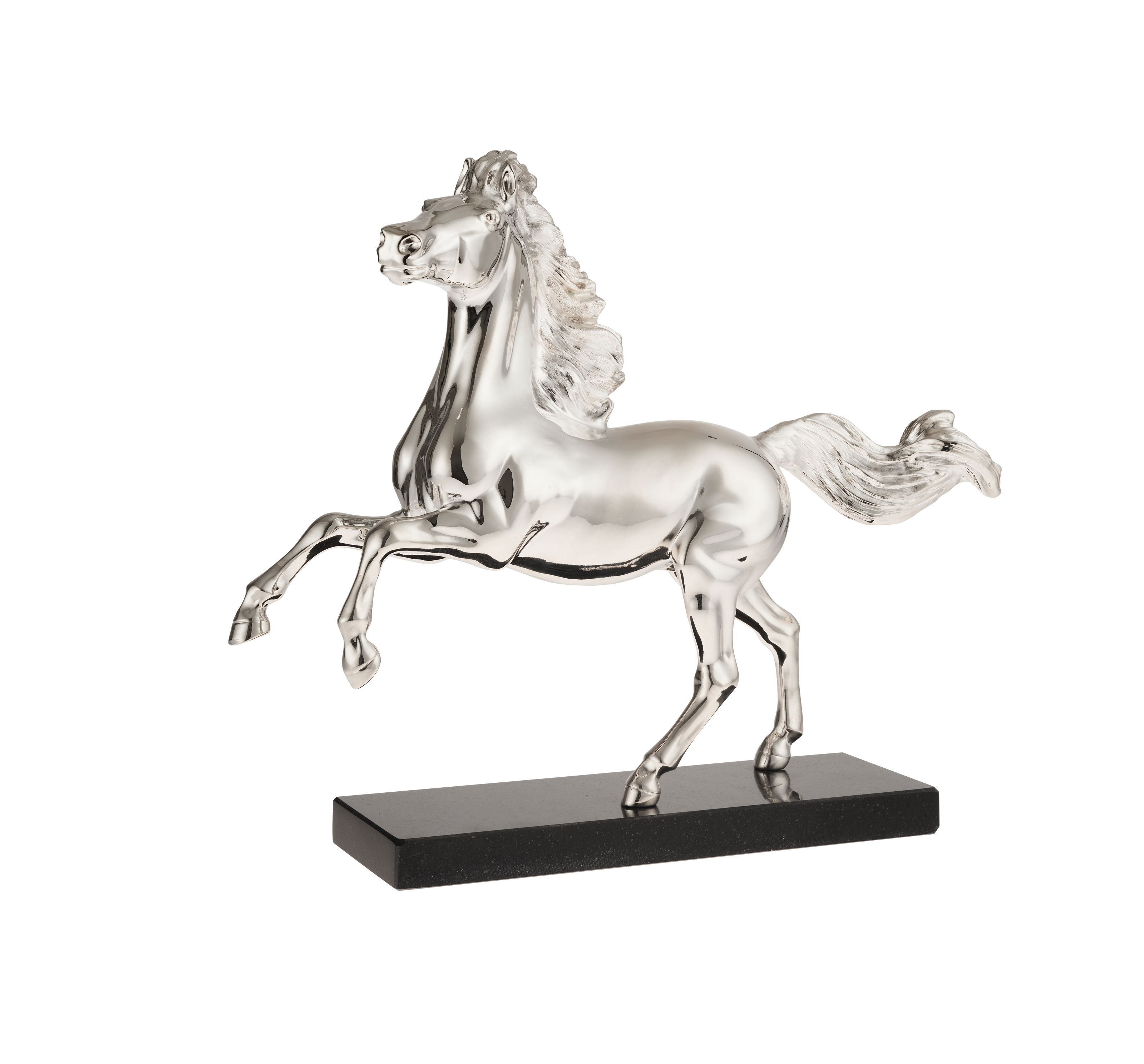 Christofle Sculpture Animalière Silver Plated Sculpture Horse Cny