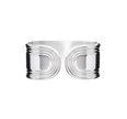 Christofle Rosine Silver Plated Napkin Ring Open