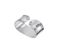 Christofle Rosine Silver Plated Napkin Ring Open