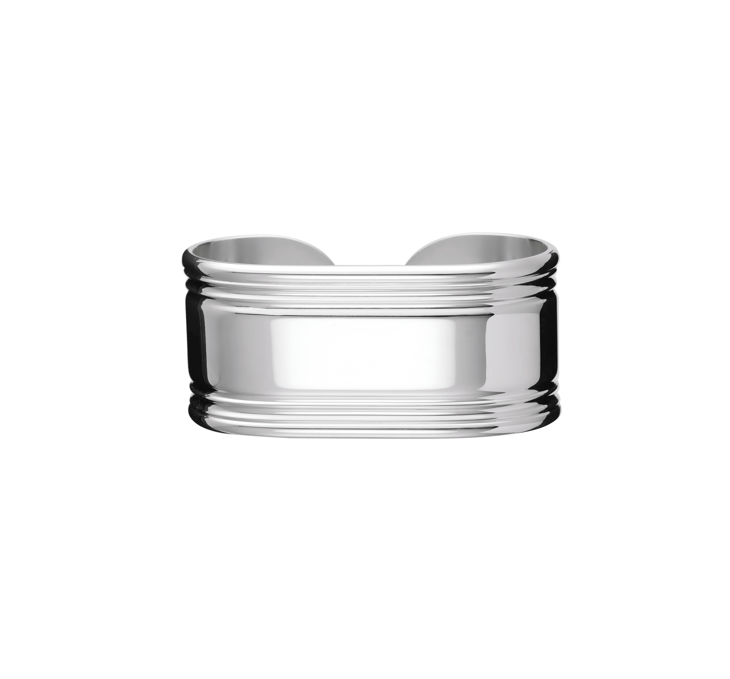 Christofle Rosine Silver Plated Napkin Ring Open