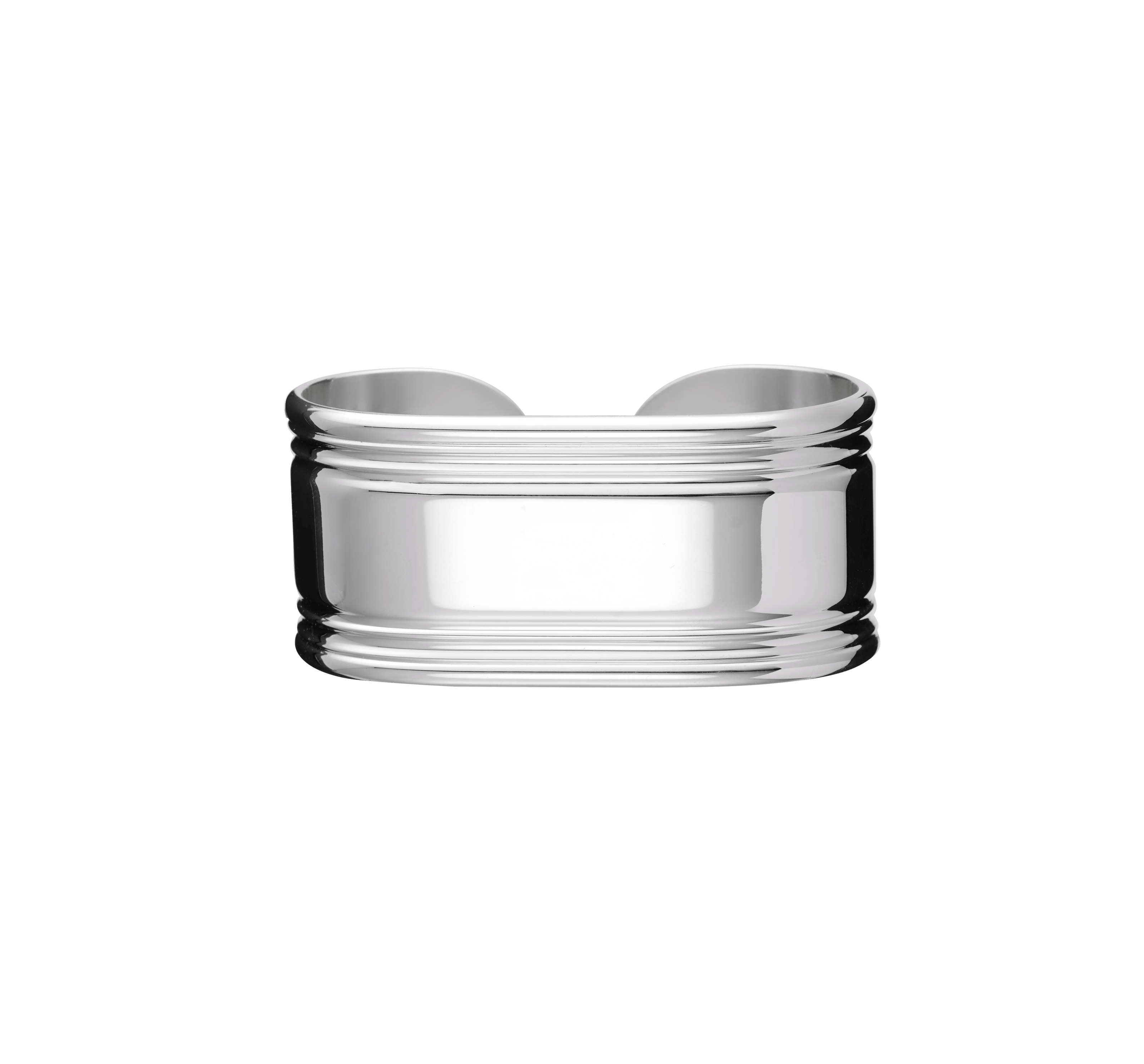 Christofle Rosine Silver Plated Napkin Ring Open