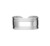 Christofle Rosine Silver Plated Napkin Ring Open