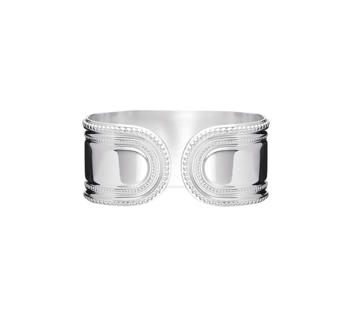 Christofle Marie-Rose Silver Plated Napkin Ring Open Marie-Rose