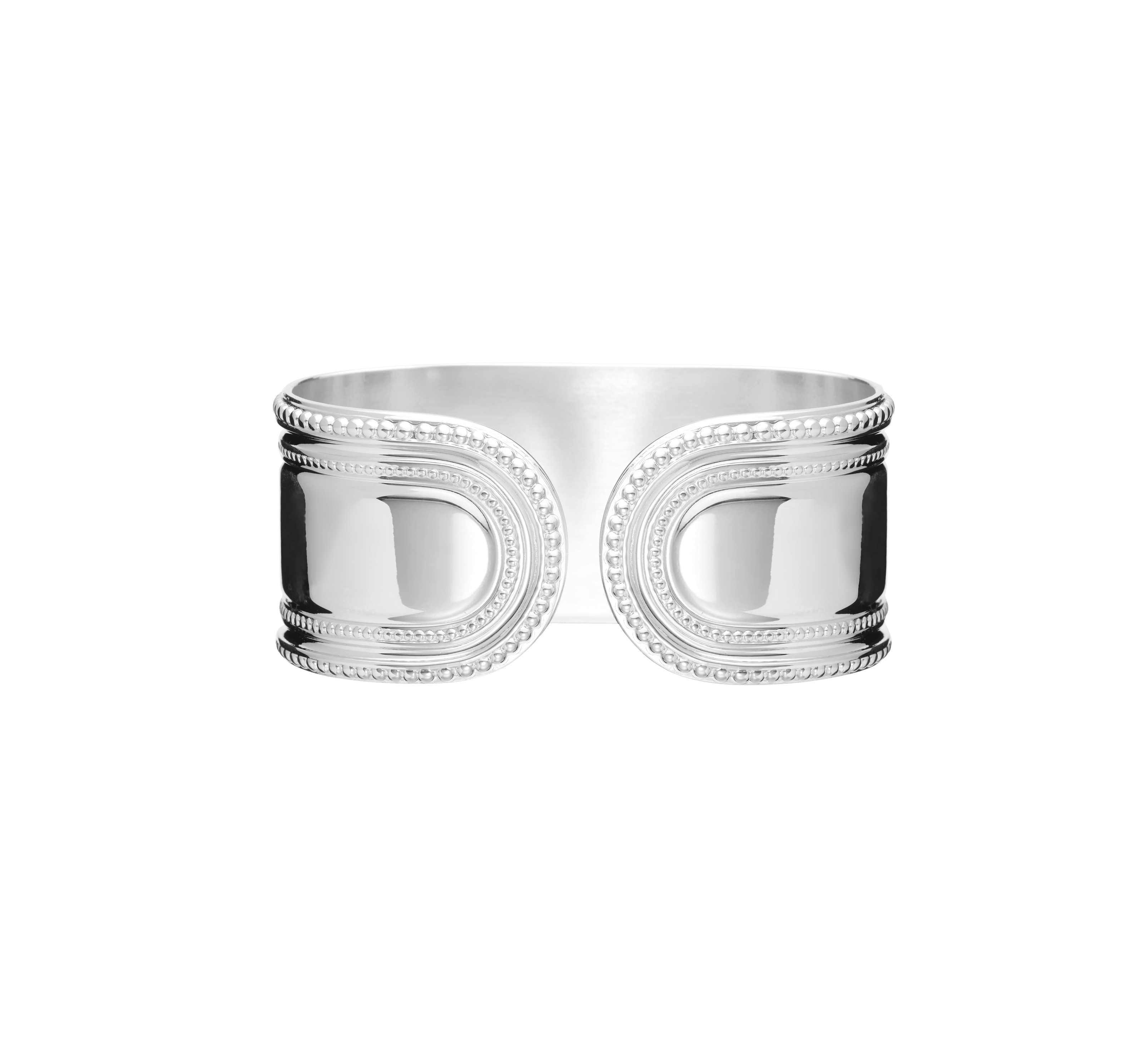 Christofle Marie-Rose Silver Plated Napkin Ring Open Marie-Rose