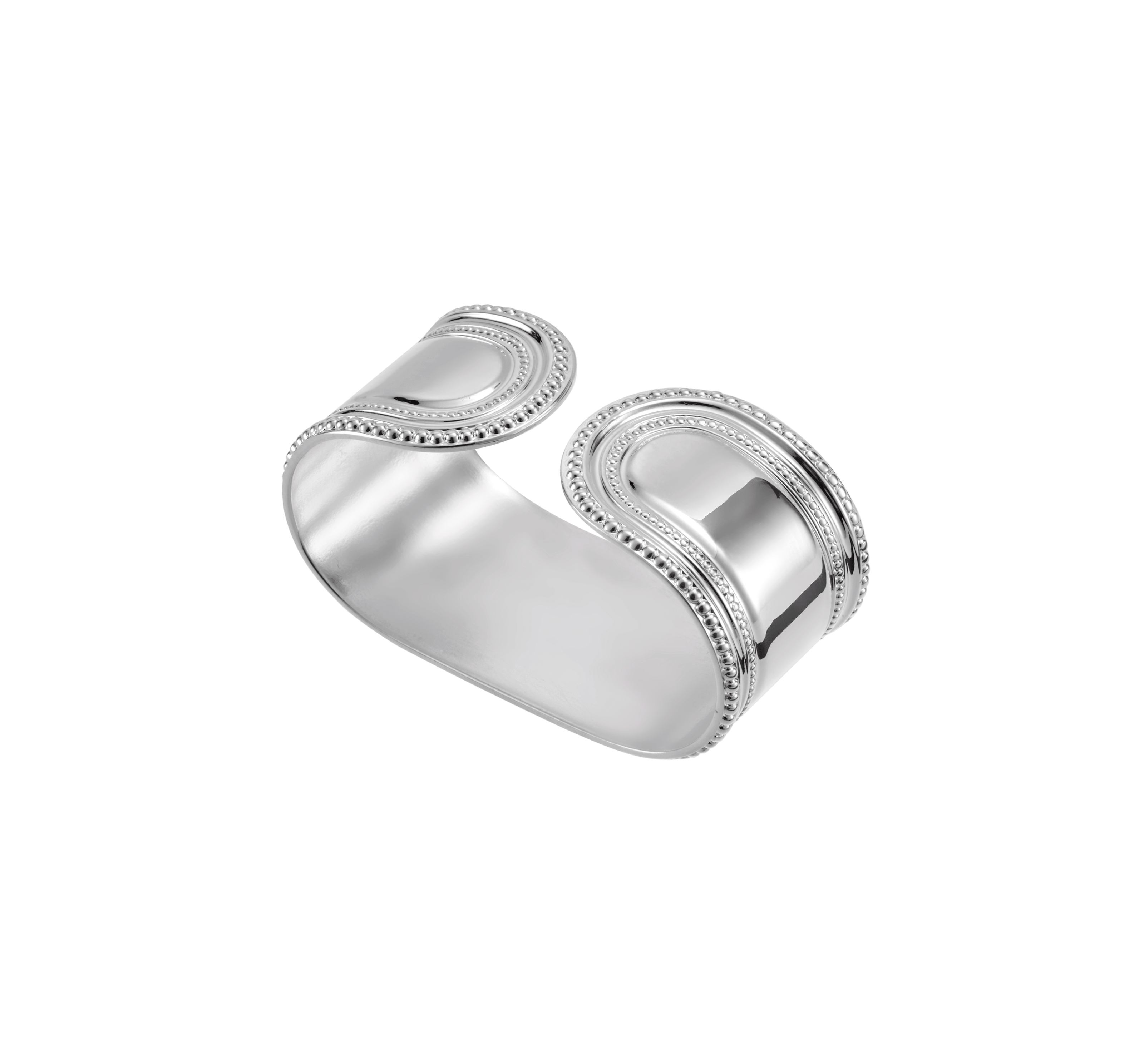 Christofle Marie-Rose Silver Plated Napkin Ring Open Marie-Rose