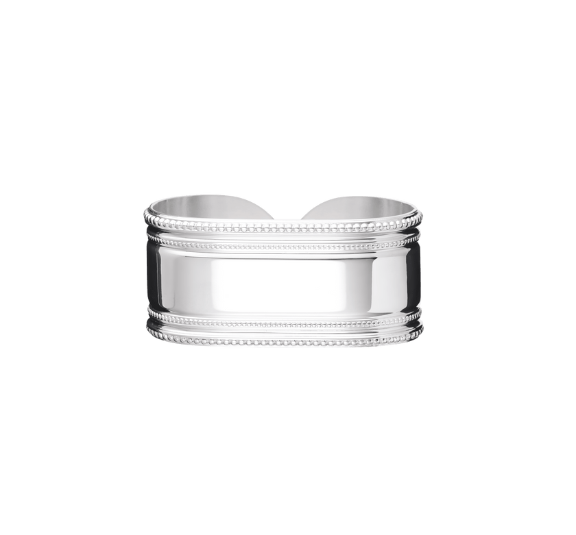 Christofle Marie-Rose Silver Plated Napkin Ring Open Marie-Rose