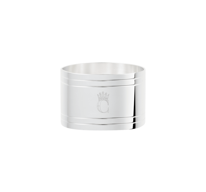 Christofle Nathalie Silver Plated Napkin Ring
