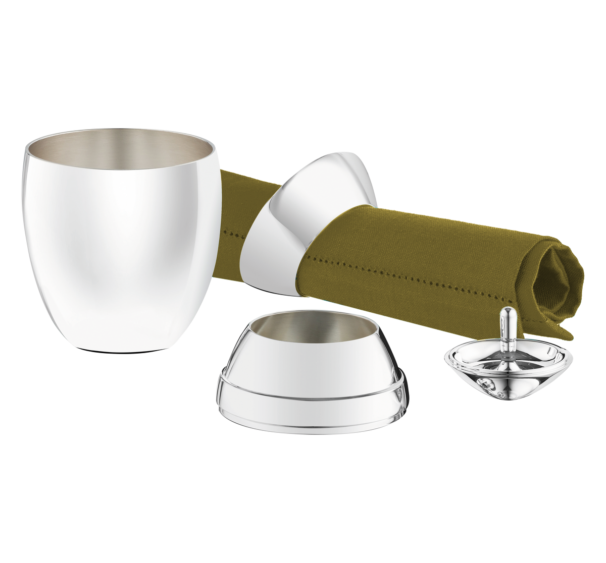 Christofle MOOD Silver Plated Baby 4 Pieces