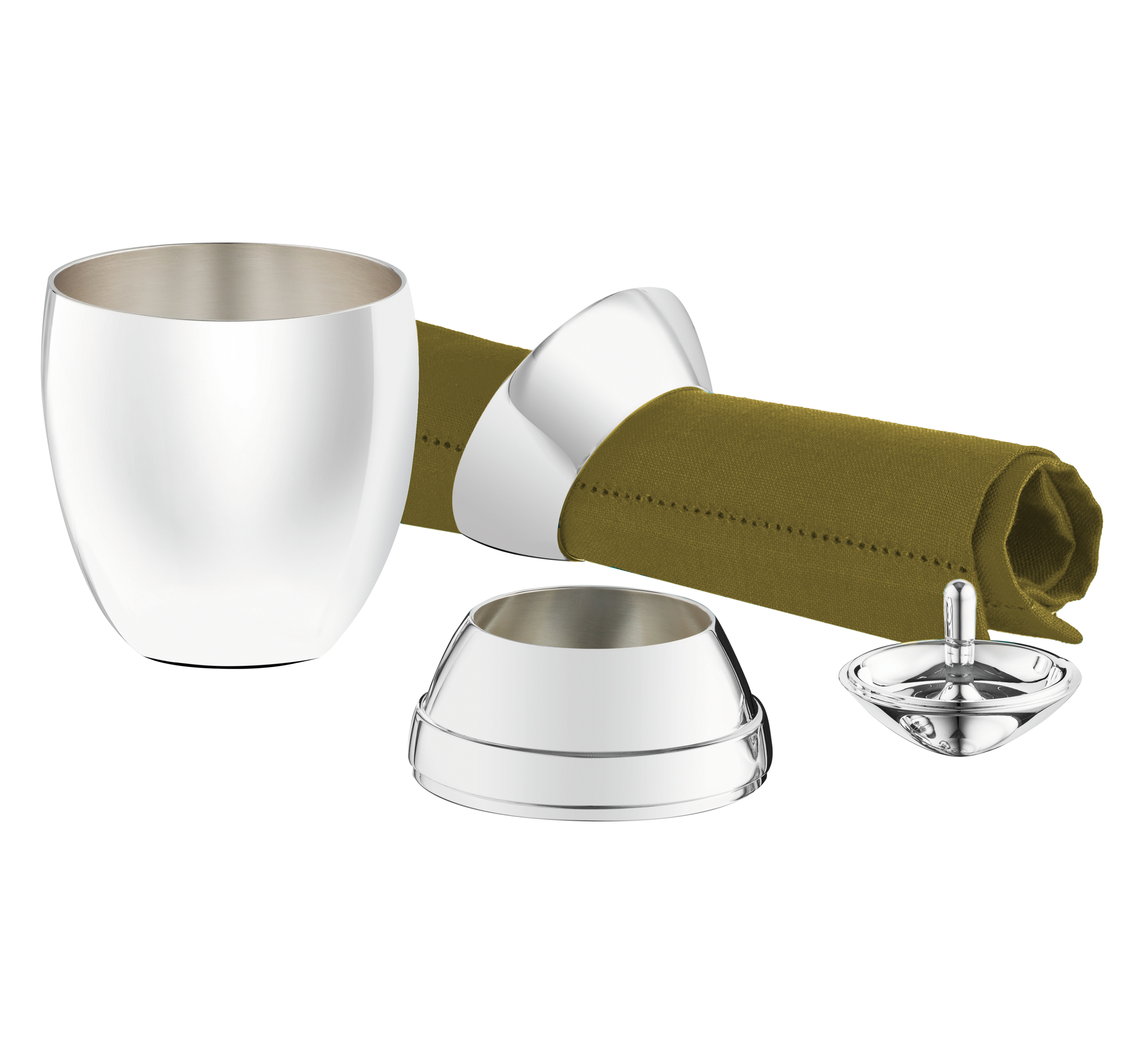 Christofle MOOD Silver Plated Baby 4 Pieces