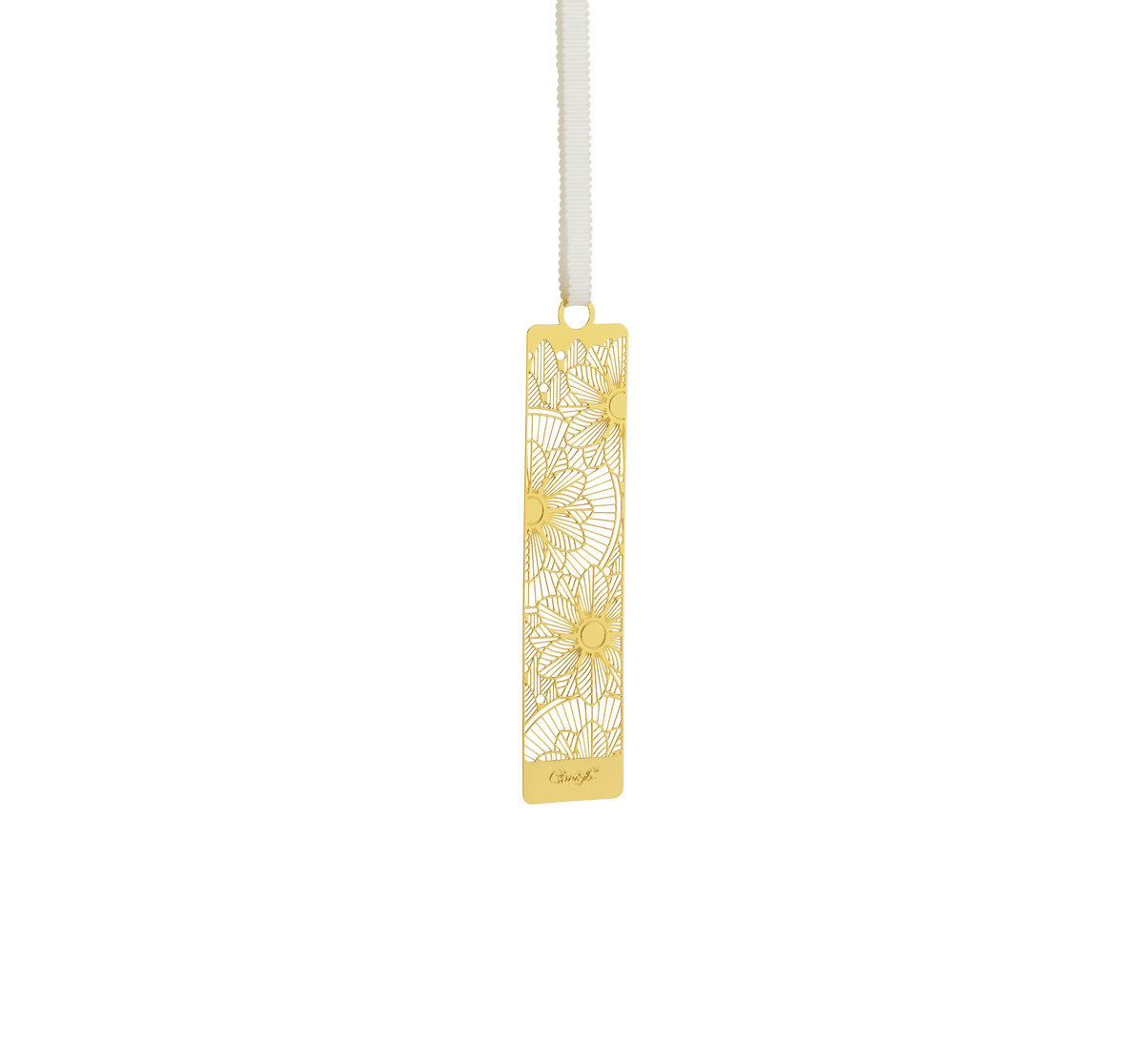 Christofle Malmaison Impériale Gilded Metal Bookmark