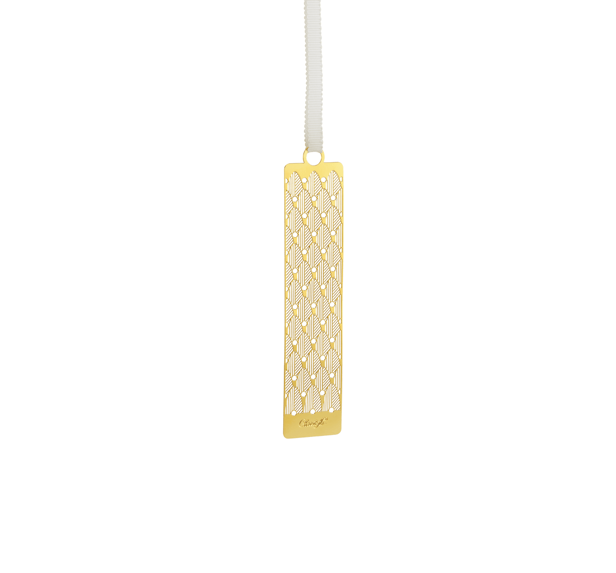 Christofle Malmaison Impériale Gilded Metal Bookmark
