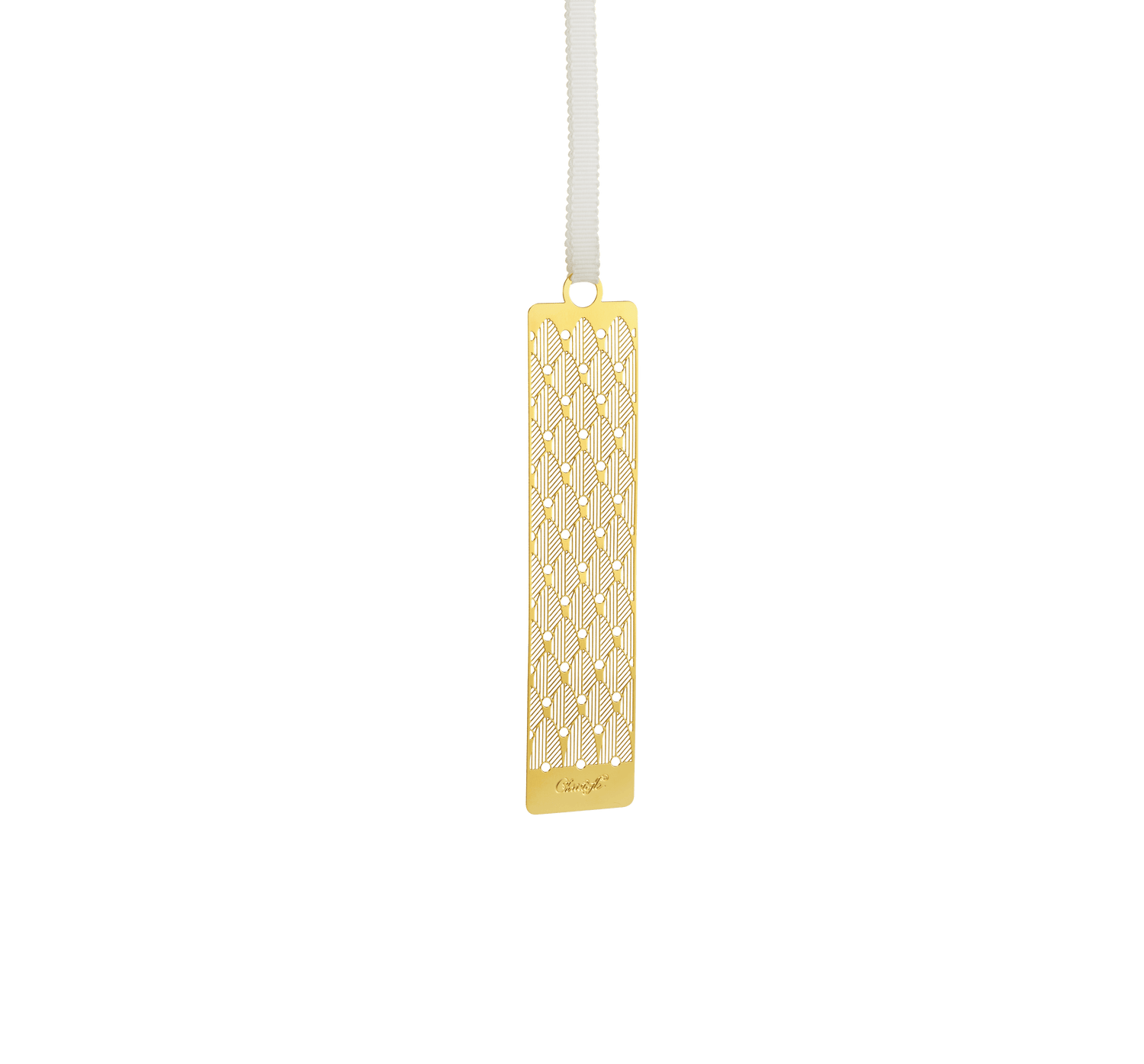 Christofle Malmaison Impériale Gilded Metal Bookmark