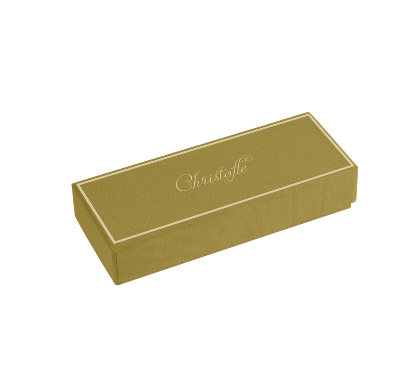 Christofle Malmaison Impériale Gilded Metal Bookmark