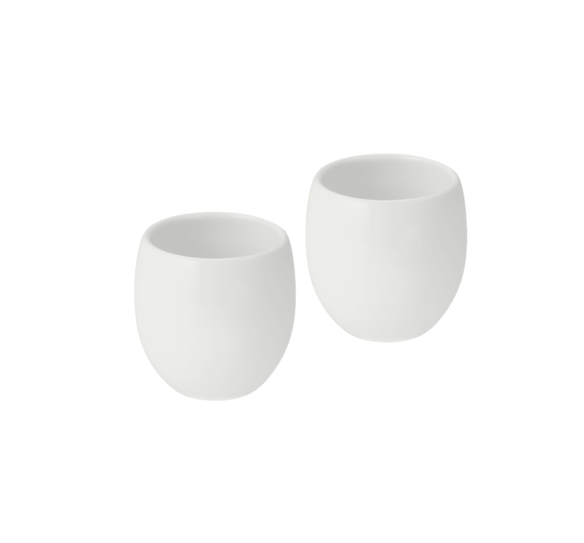 Christofle Mood Coffee Porcelain Espresso Coffee Cup-Set of 2