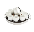 Christofle Mood Coffee Porcelain Espresso Coffee Cup-Set of 2