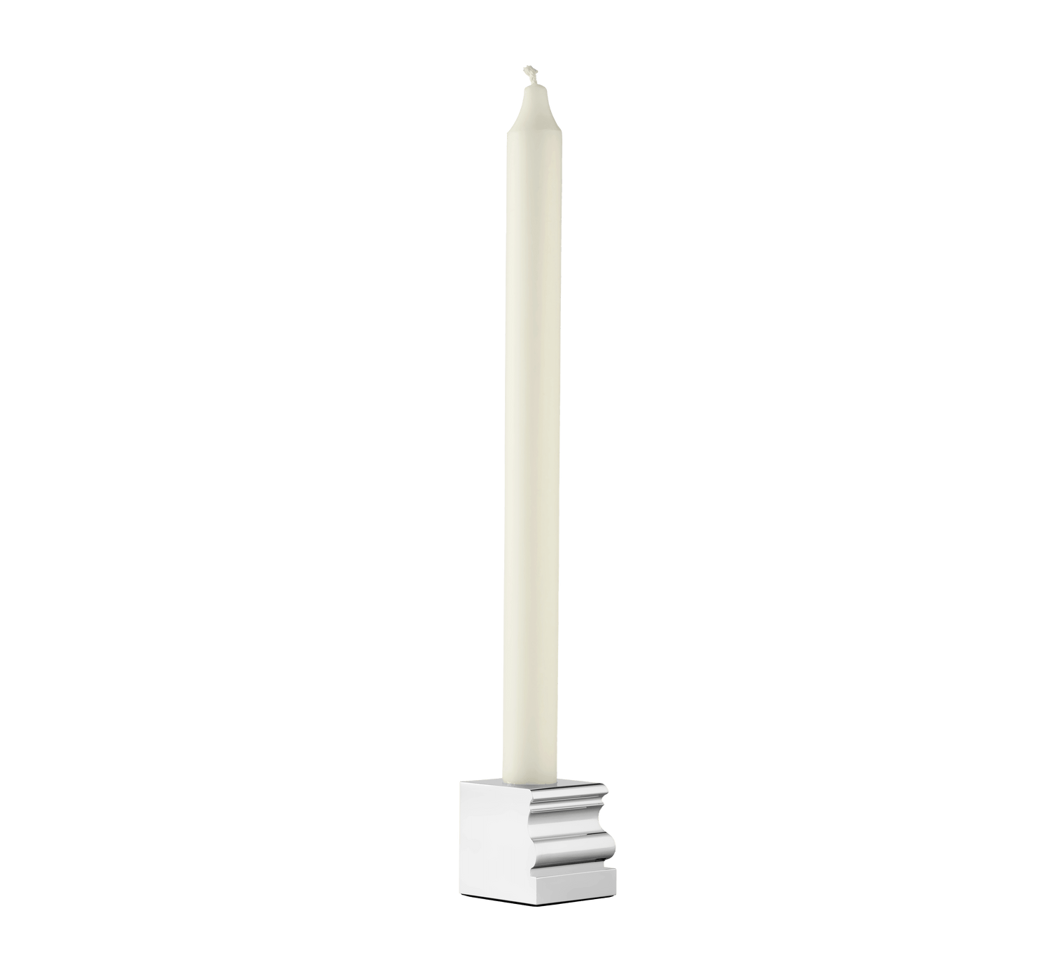 Christofle Perspectives Aluminium Candle Holder