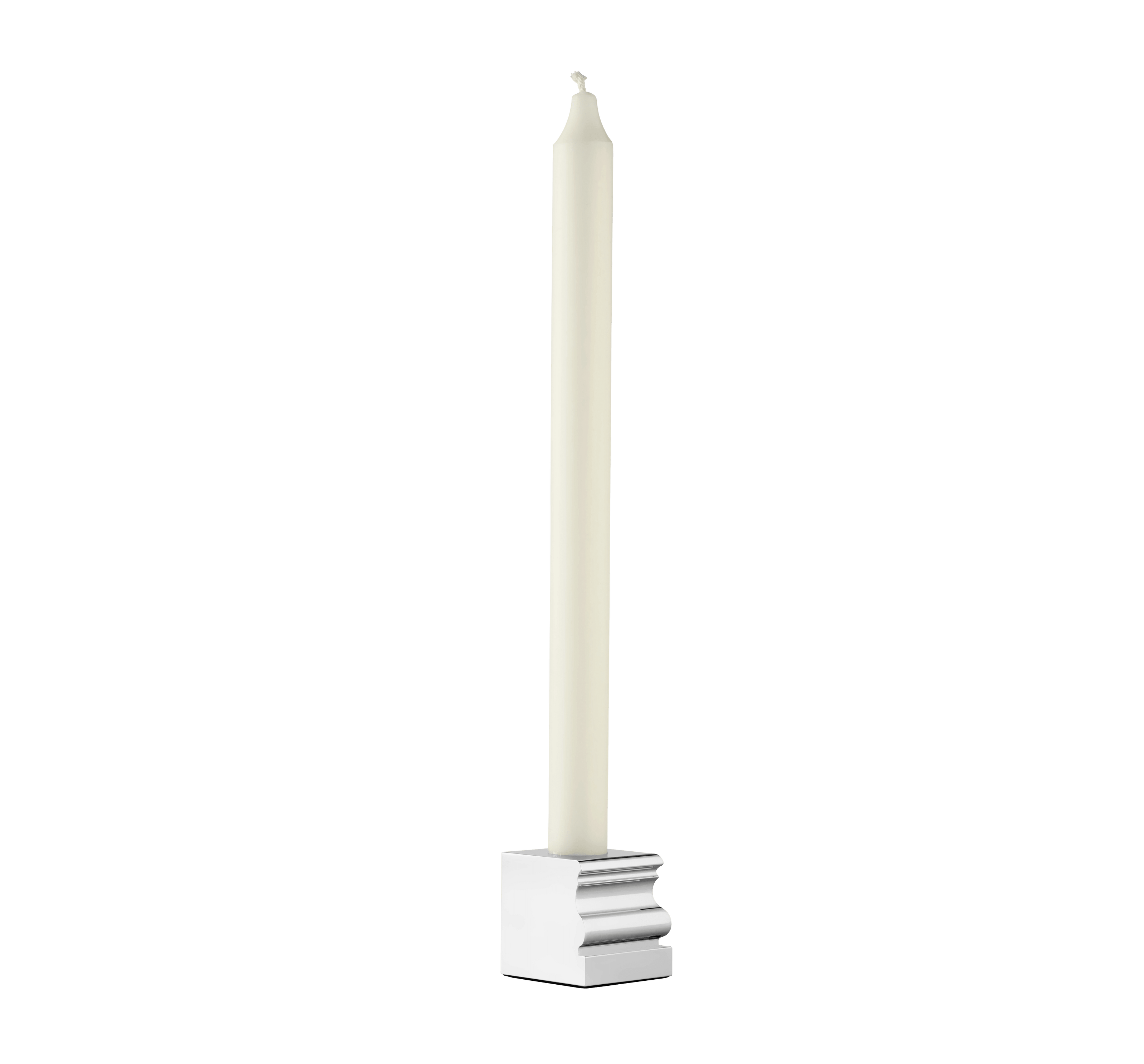Christofle Perspectives Aluminium Candle Holder