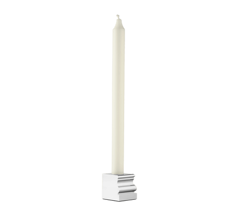 Christofle Perspectives Aluminium Candle Holder