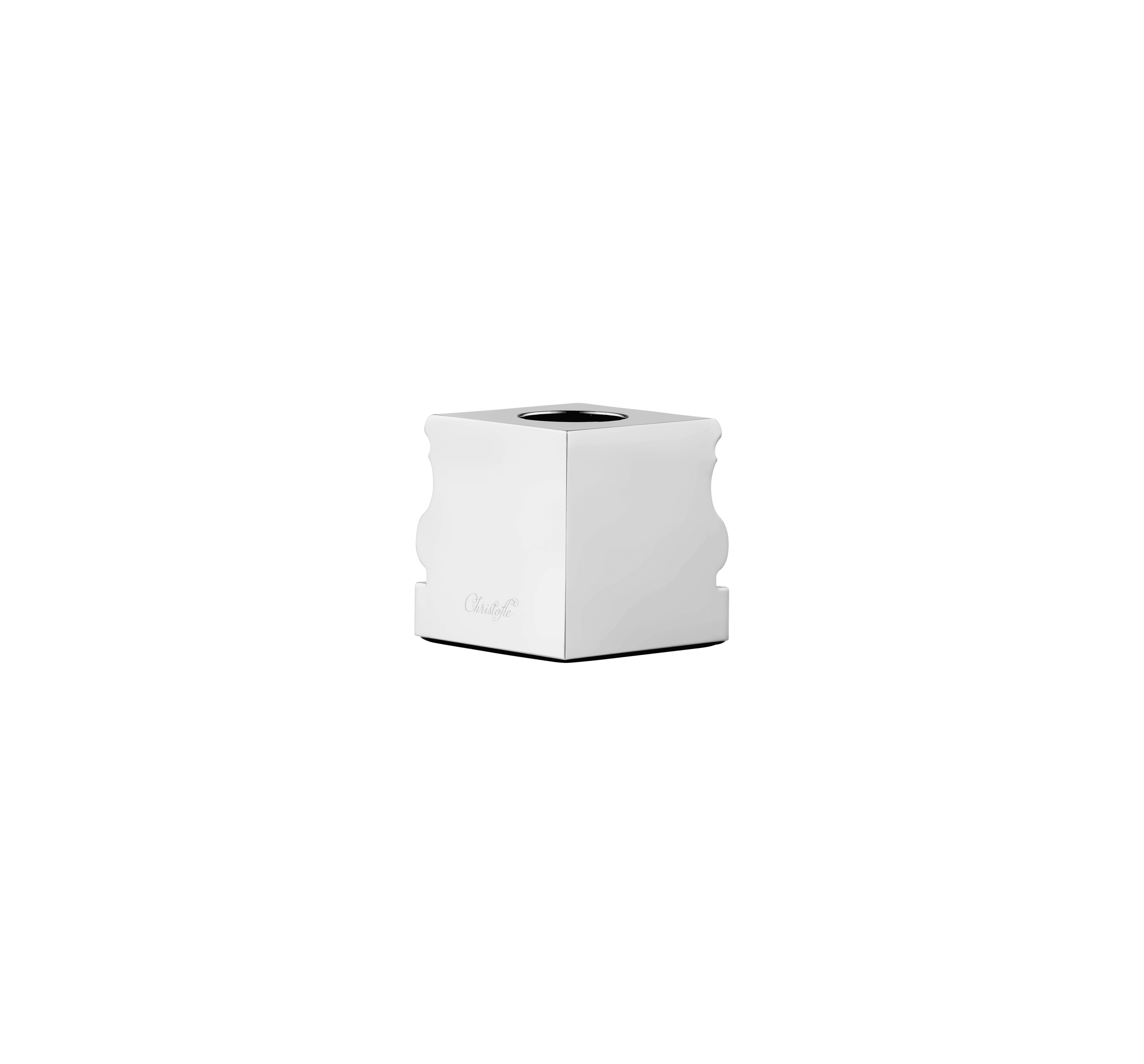 Christofle Perspectives Aluminium Candle Holder