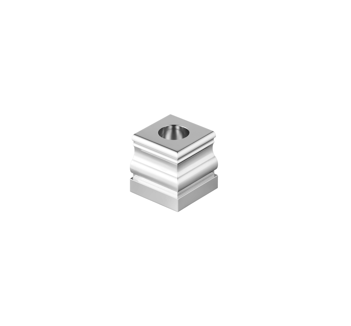 Christofle Perspectives Aluminium Candle Holder