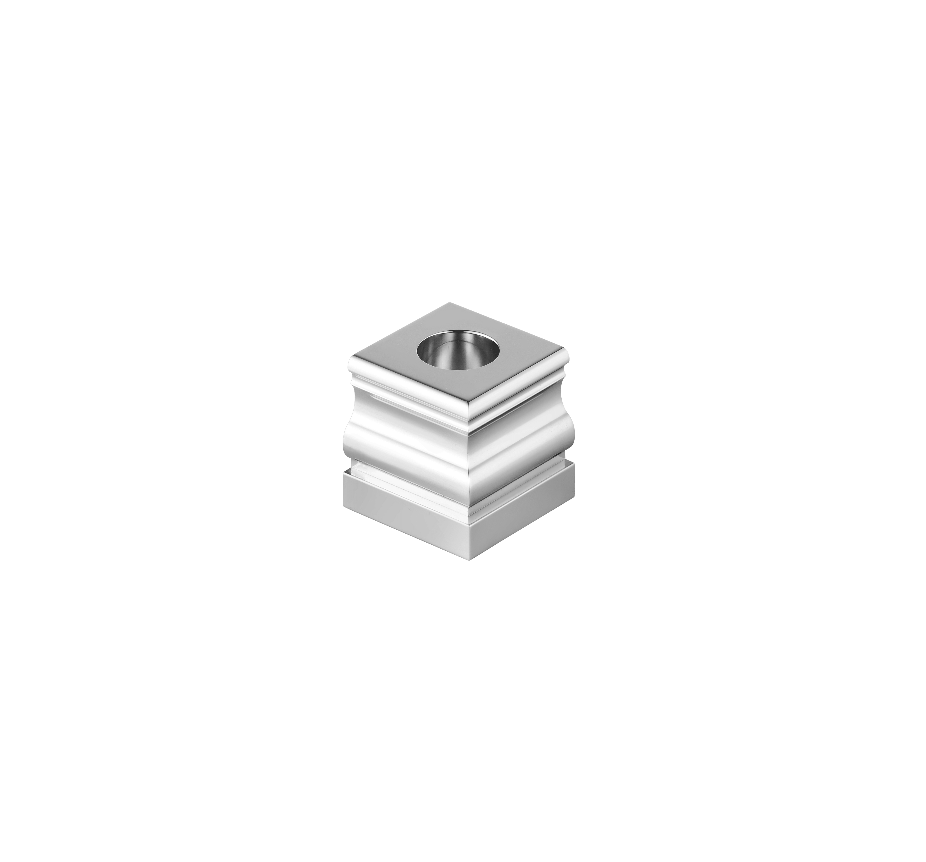 Christofle Perspectives Aluminium Candle Holder