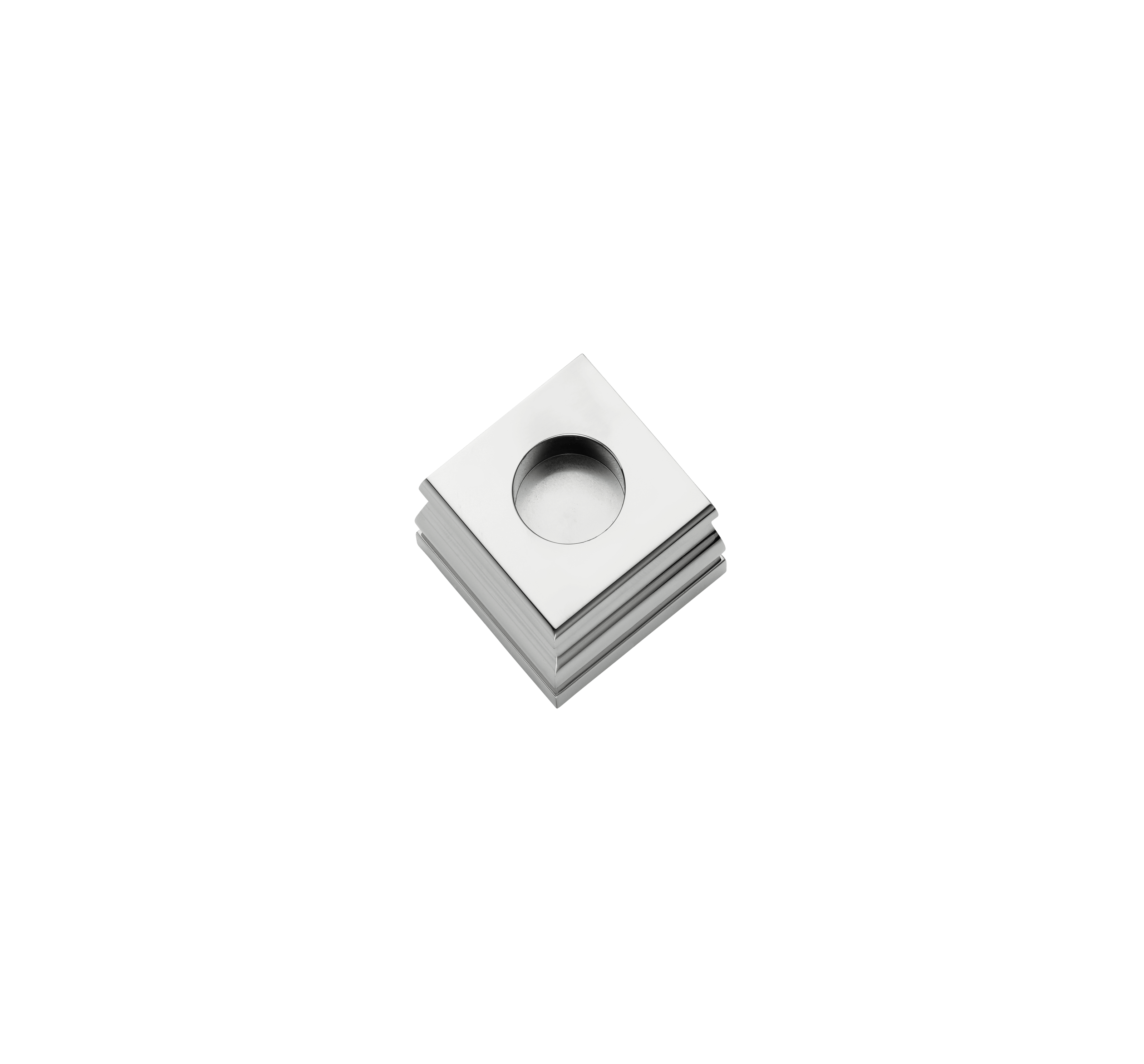 Christofle Perspectives Aluminium Candle Holder