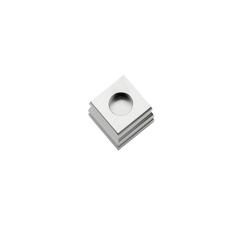 Christofle Perspectives Aluminium Candle Holder