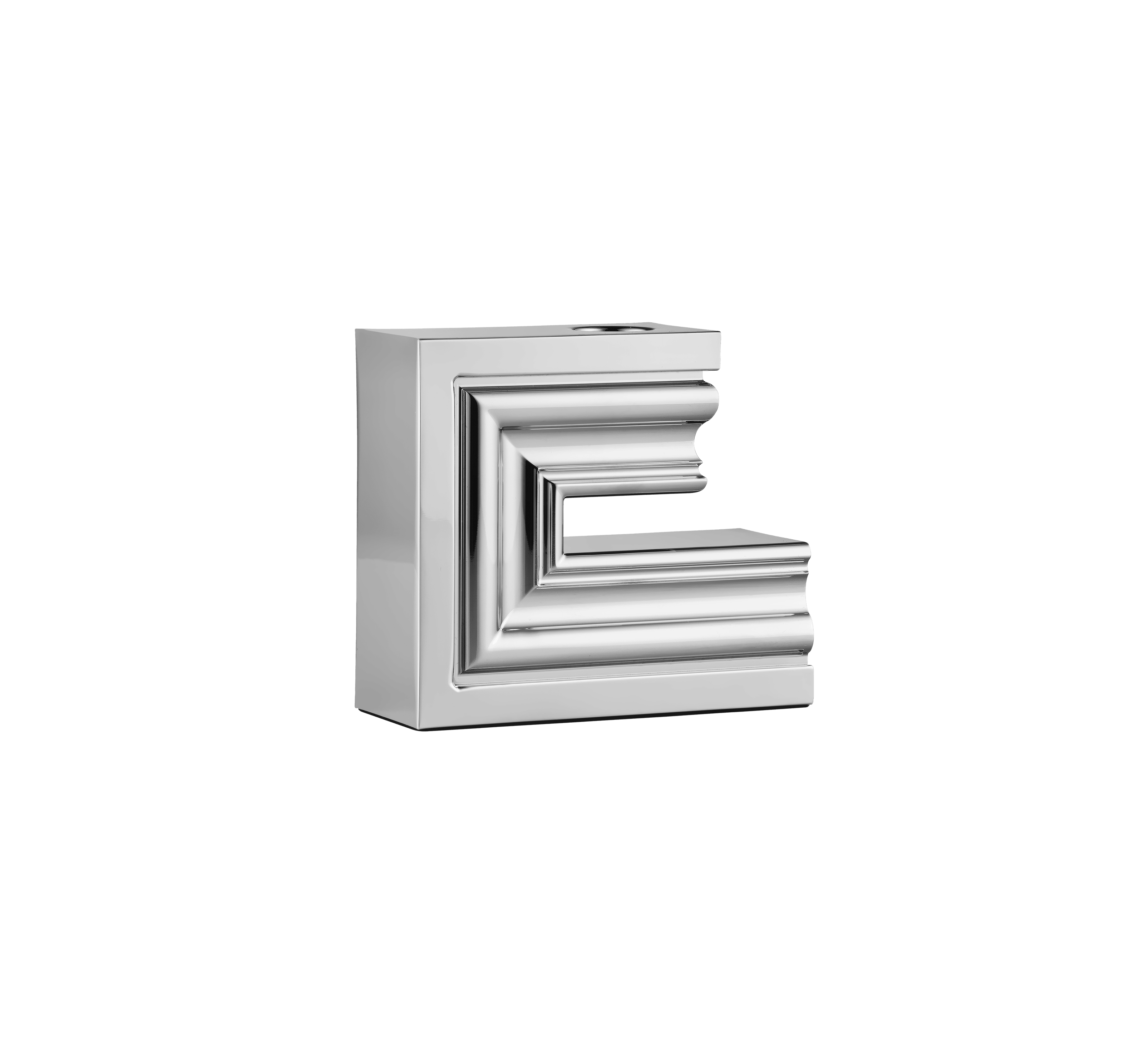 Christofle Perspectives Aluminium Candle Holder