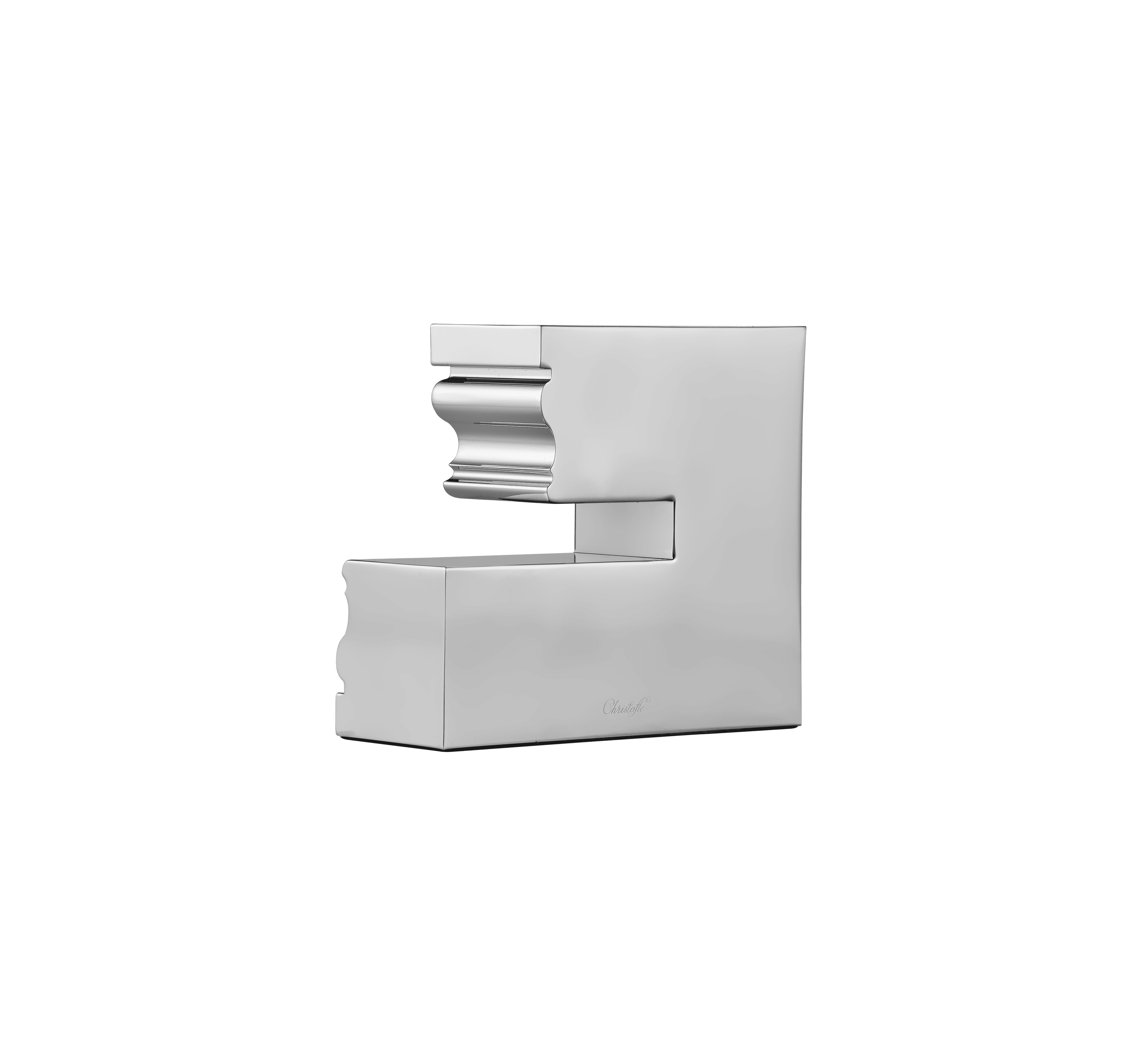 Christofle Perspectives Aluminium Candle Holder