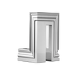 Christofle Perspectives Aluminium Candelabra Chrome